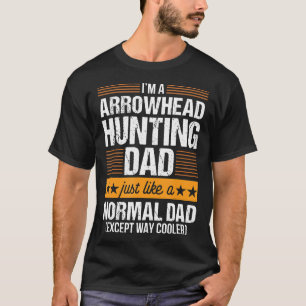 Camiseta Caça à Seta Engraçado Pai Recolhendo Presente De C