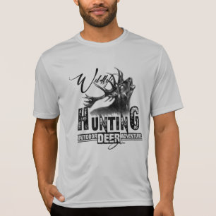 Camiseta Caça a veados, aventura ao ar livre