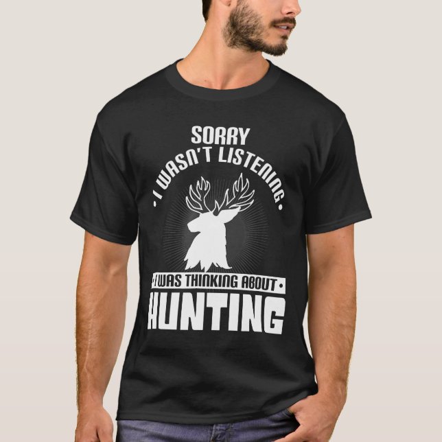Camiseta Caça Acampando Deer Hobby Hunter Mounteneer (Frente)