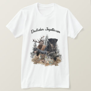 Camiseta Caça alemã Terrier (Jagdterrier)