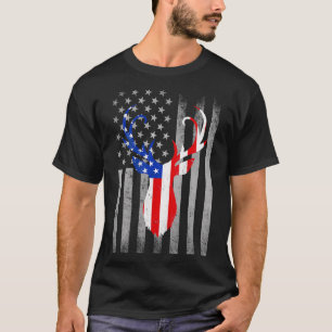 Camiseta Caça Americana ao Caçador de Buck de Deer