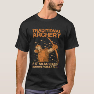 Camiseta Caça Ao Arco E Arco De Flecha Do Arco De Arranque
