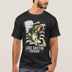 Camiseta Caça ao baixo Esportes de pesca Pescador Lago Gast