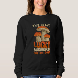 Camiseta Caça Ao Cogumelo Escolhendo Míc De Caçador De More