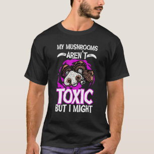 Camiseta Caça Ao Cogumelo Vintage Meus Cogumelos Não São Tó