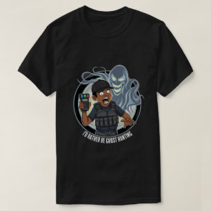Camiseta Caça ao Fantasma - Investigador Paranormal