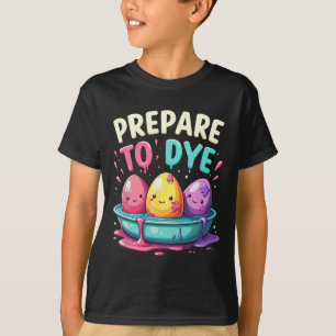 Camiseta Caça Ao Ovo De Humor Preparar-Se Para Corar 3