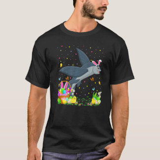 Camiseta Caça ao Ovo de Páscoa do Coelho Peixe Voador Leste