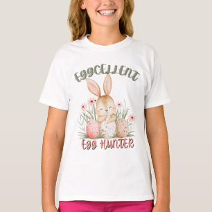 Camiseta Caça ao ovo de Páscoa personalizada