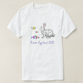 Camiseta Caça ao Ovo do Coelho da Páscoa