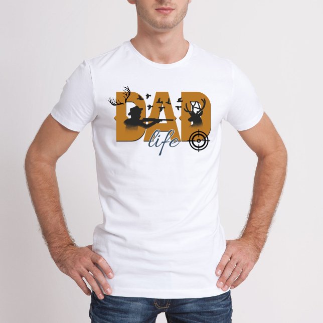 Camiseta Caça ao pai (Dad Life Hunting)