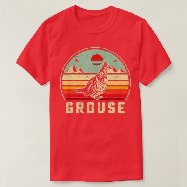 Camiseta Caça ao PAI de pássaros do Agrupamento Rachado (Frente do Design)