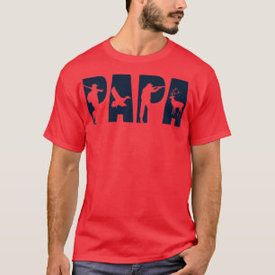 Camiseta Caça Ao Pai Engraçado Humor De Pai Para Homens Hus