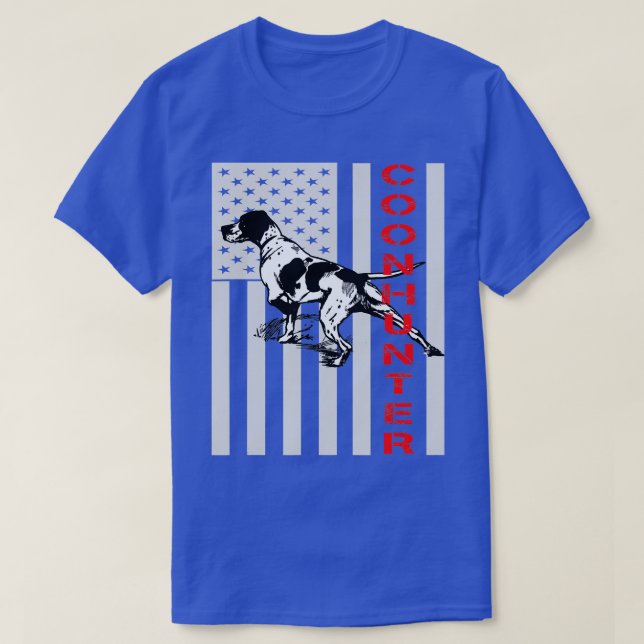 Camiseta Caça ao Pão de Bandeira Americano (Frente do Design)