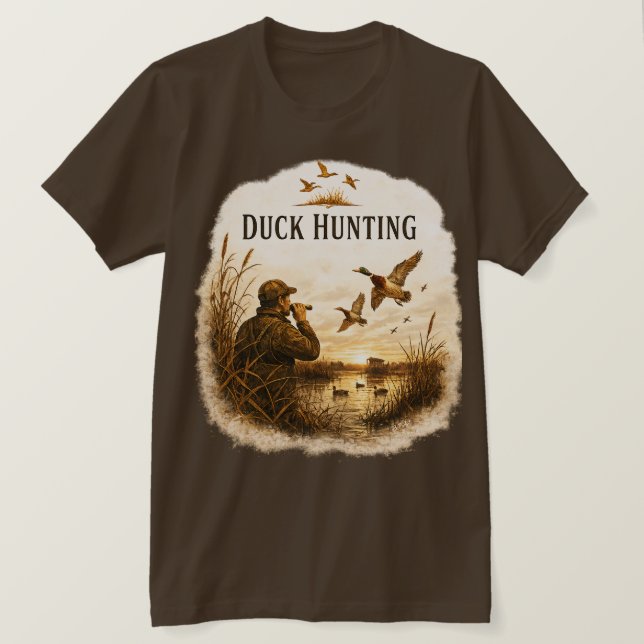 Camiseta Caça ao Pato  (Frente do Design)