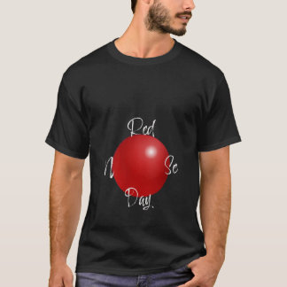 Camiseta Caça ao Rudolph Rena de Nariz Vermelho Férias de N