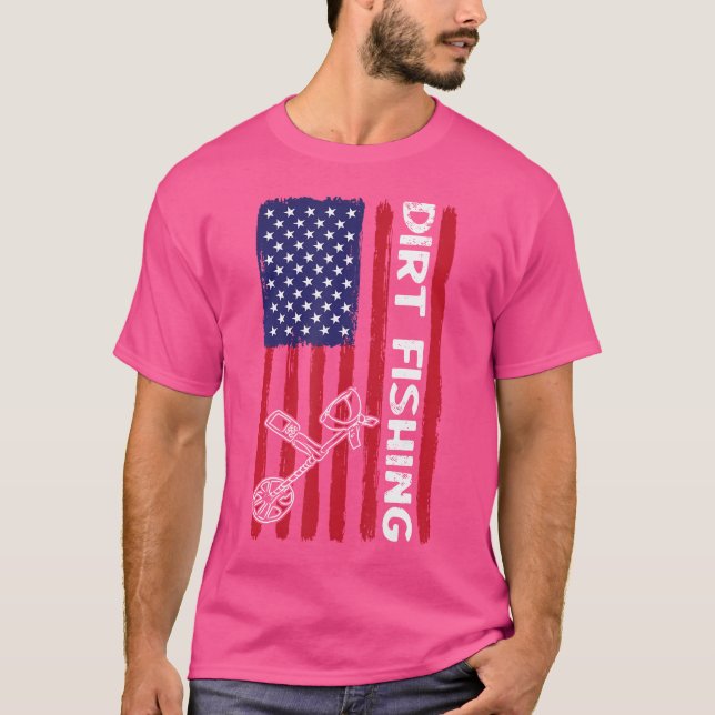 Camiseta Caça ao Tesouro com Detector de Metais (Frente)
