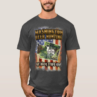 Camiseta Caça ao Troféu de Caça a Washington Deer