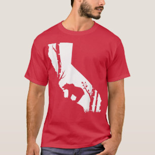 Camiseta Caça ao Urso Brown Grizzly - Caçador do Mapa da CA