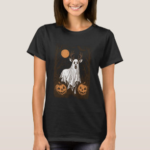 Camiseta Caça ao Veado de Halloween Fantasma Assustador Abó