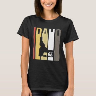 Camiseta Caça ao veado em Boise Elk Idaho Retro Caçador de 
