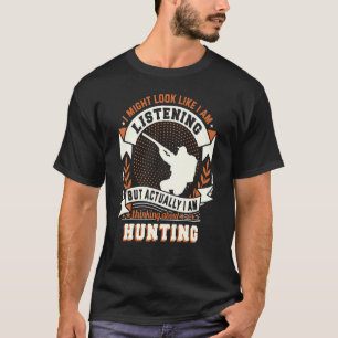 Camiseta Caça aos pais caçadores de animais selvagens