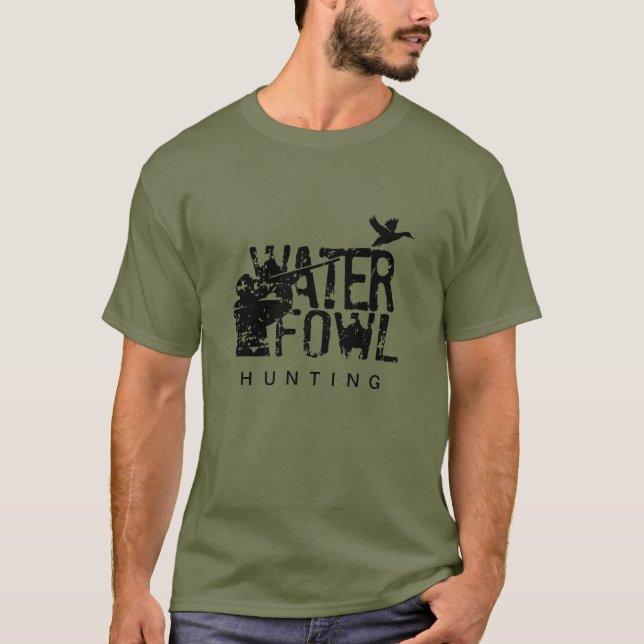 Camiseta Caça às aves aquáticas (Frente)