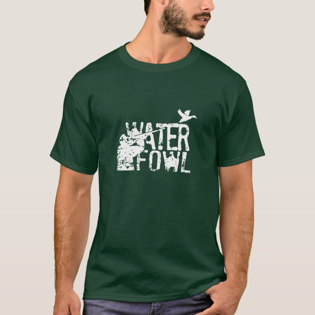 Camiseta Caça às aves aquáticas (Frente)