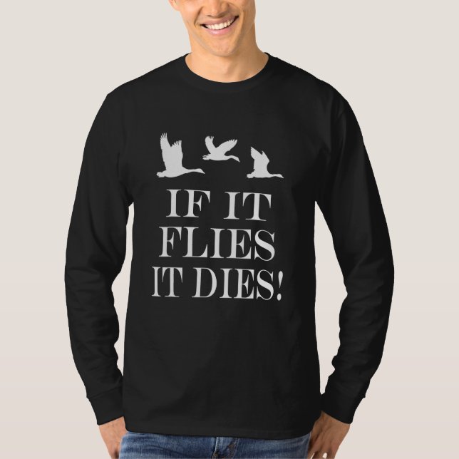 Camiseta Caça às aves aquáticas (Frente)