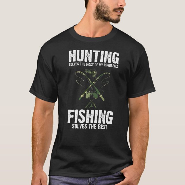 Camiseta Caça Às Mulheres Resolve Os Problemas Da Floresta  (Frente)