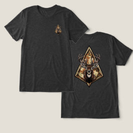Camiseta Caça com Arco Camuflagem de Veado Pontas Largas
