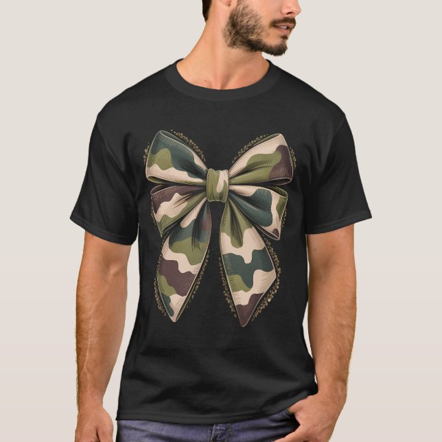 Camiseta Caça com Arco Coquete Camuflado (Frente)