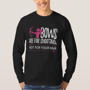 Camiseta Caça com Arco Feminino Caçadora de Cervos Arqueira
