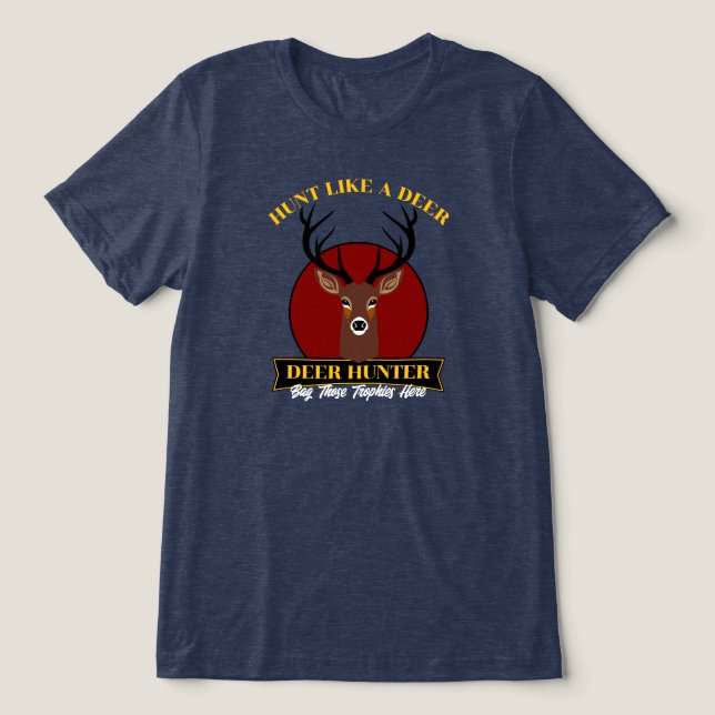 Camiseta Caça Como Um Dedo (Design frontal)