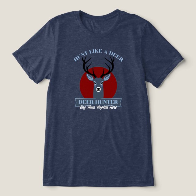Camiseta Caça Como Um Dedo (Design frontal)