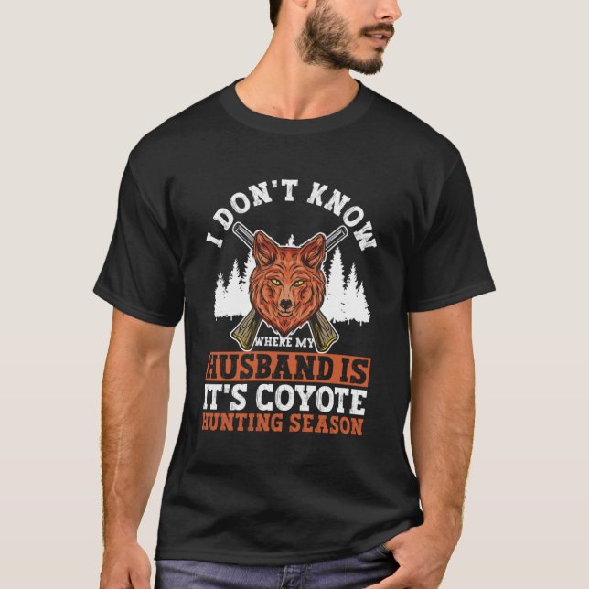 Camiseta Caça Coyote Trapping e Coyote (Frente)