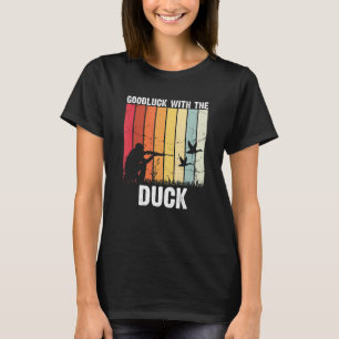 Camiseta Caça de aves aquáticas masculinas para uma caça de