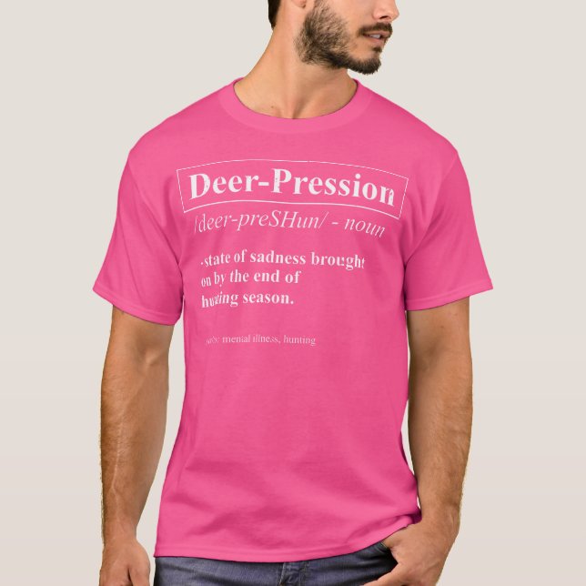 Camiseta Caça De Caçadores De Deer Pression (Frente)