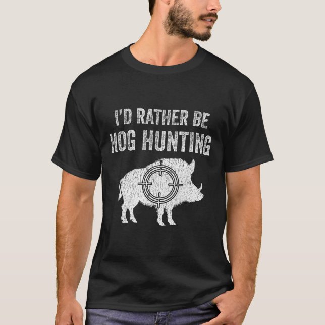 Camiseta Caça De Cachorro Eu Preferencialmente Caça De Cach (Frente)