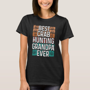 Camiseta Caça de Caranguejo Avô Pescador de Caranguejo Cara