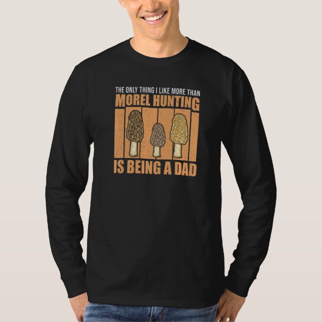 Camiseta Caça De Cogumelos Comestíveis Para Um Micologista  (Frente)