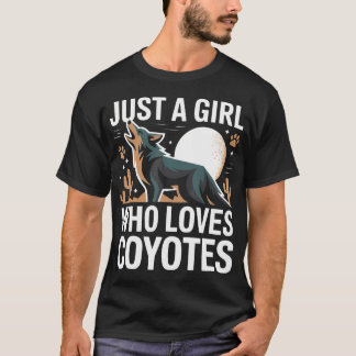 Camiseta Caça de coiote caça de animais da vida selvagem