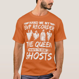 Camiseta Caça De Fantasmas De Gravador Evp