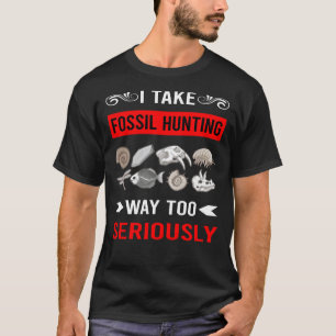 Camiseta Caça de Fósseis Fósseis Paleontologia Paleontólogo