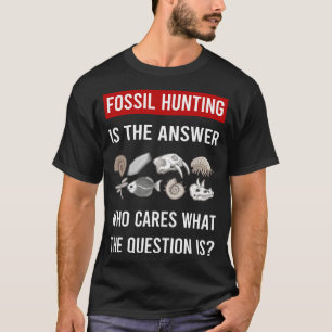 Camiseta Caça de Fósseis Fósseis Paleontologia Paleontólogo