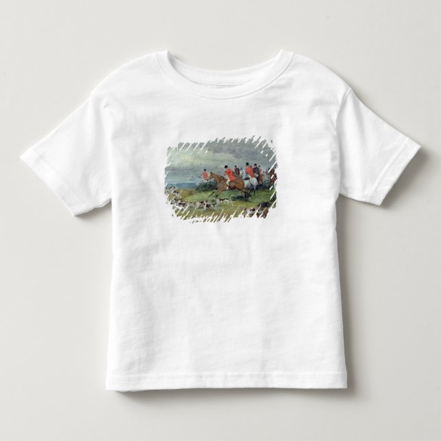 Camiseta Caça de Fox em Surrey, século XIX (Frente)