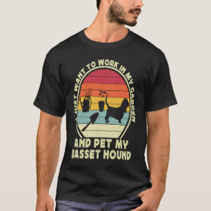 Camiseta Caça De Jardinagem Para Mulheres Masculinas Garde