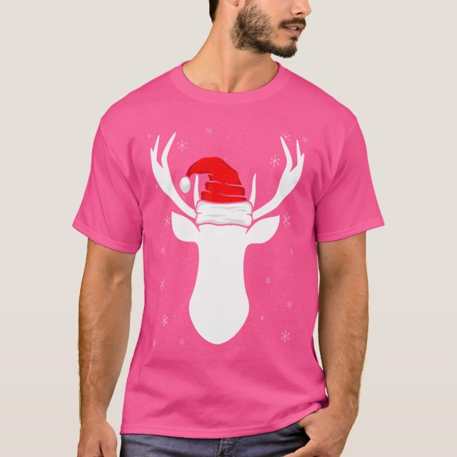 Camiseta Caça De Natal Com Papai Noel (Frente)