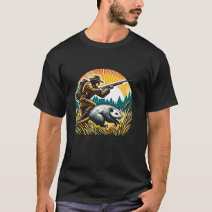Camiseta Caça De Ogambás Caça A Caça De Longa Altura T S