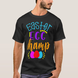 Camiseta Caça De Ovos De Páscoa Meninas Crianças Caçando Ch